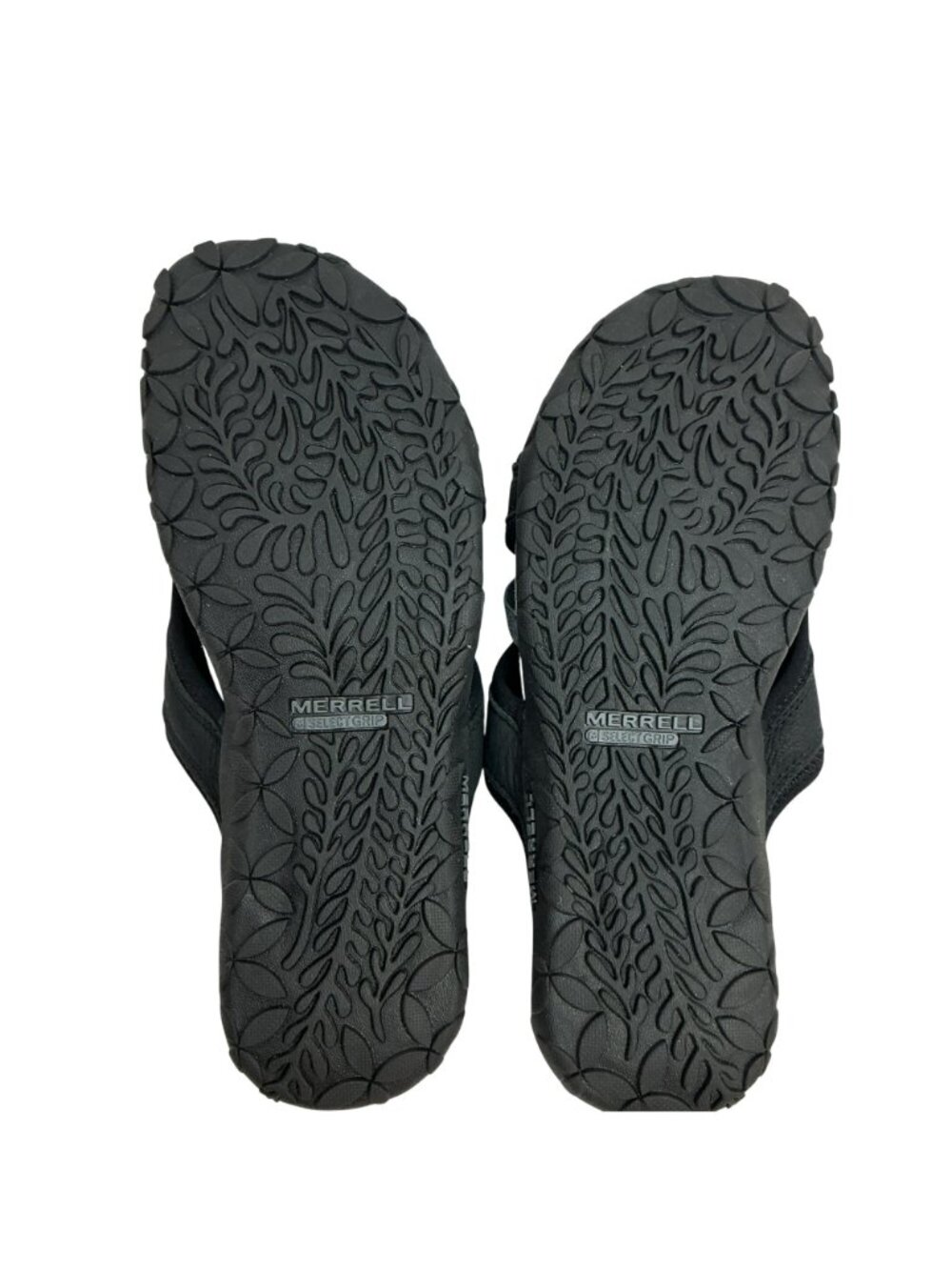 Merrell Terran Slide Nubuck Sandals Womens 8 Black Select Grip Sole - Picture 7 of 12